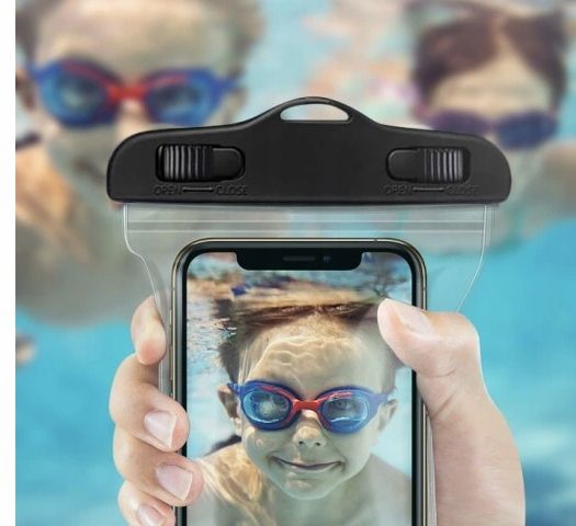 Etui wodoszczelne telefon do 6,9" basen plażę pokrowiec dokumenty