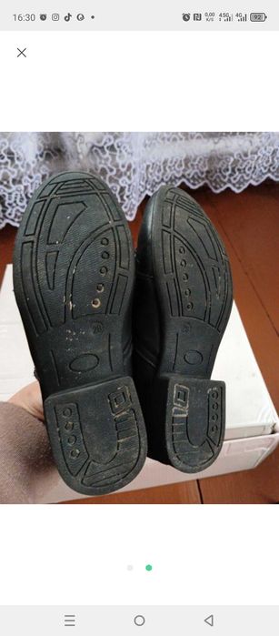 Туфлі чорного кольору розмір 28