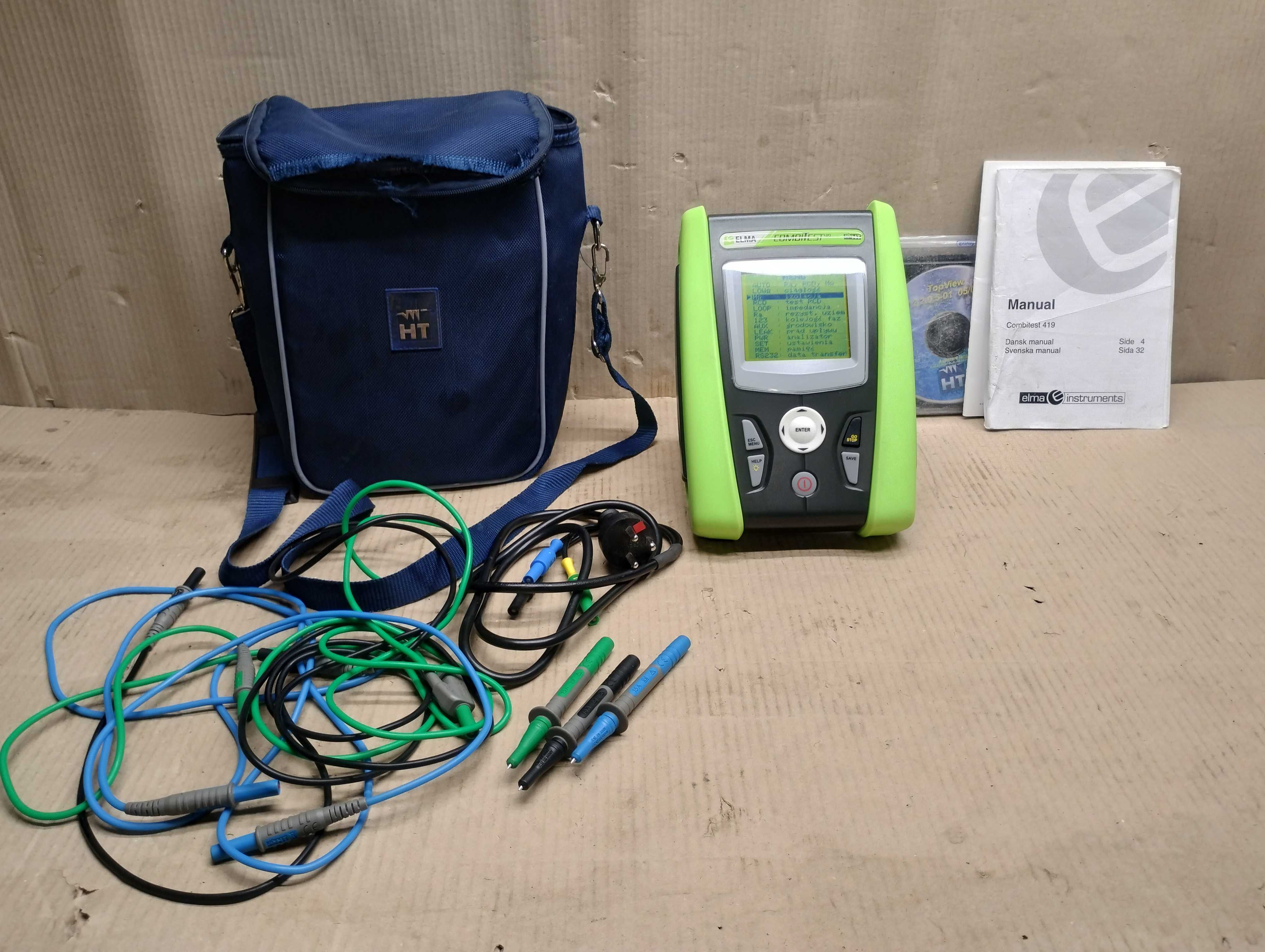 Elma HT CombiTest 419 Wielofunkcyjny Tester Miernik Instalacji