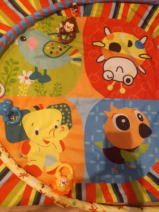 Килимок ігровий з дугами та брязкальцями