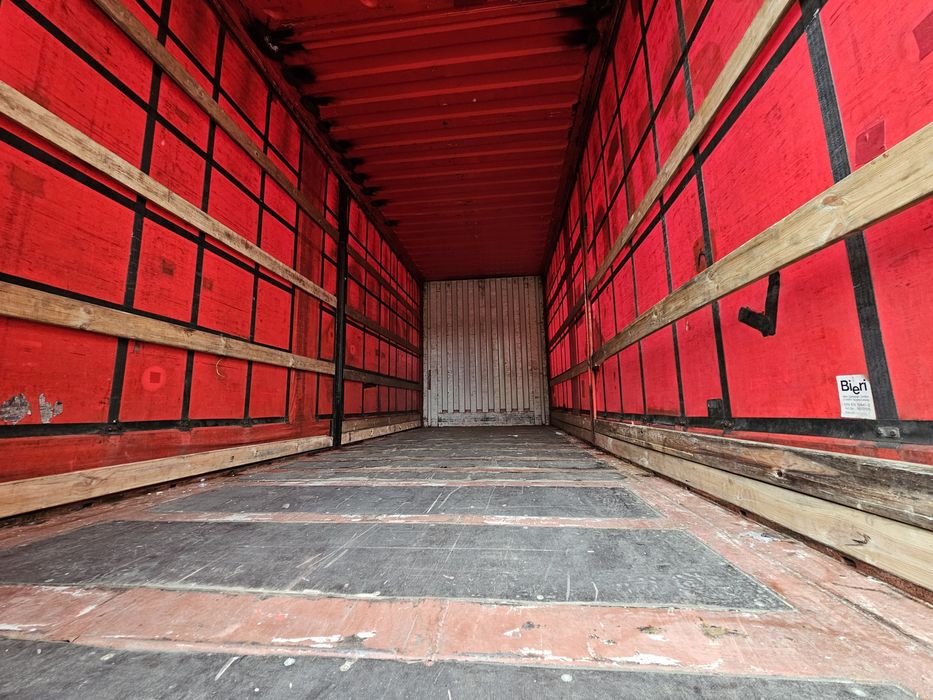 Kontener plandeka BDF zabudowa zestaw tandem