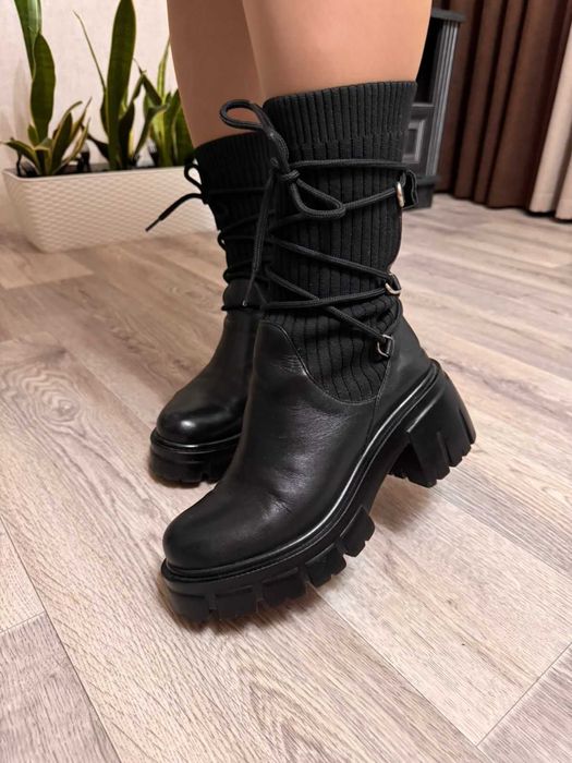 Черевики демисенні 39 розмір шкіра