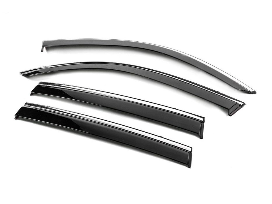 BMW X3 F-25 2011-2018 рр. Вітровики з хромом Niken Luxury (4 шт)