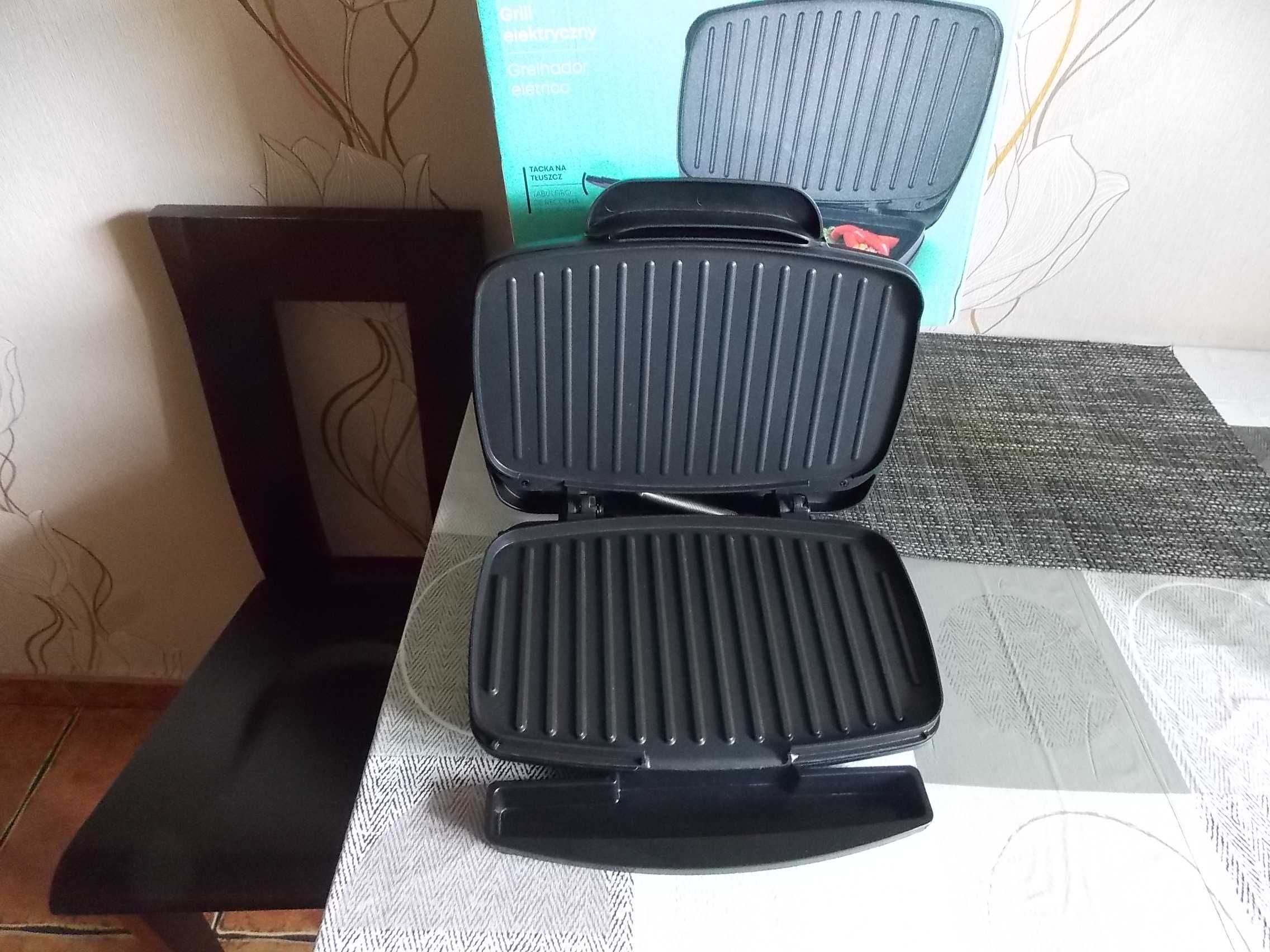 Grill opiekacz  elektryczny Hoffen 1100 W nowy z instrukcją