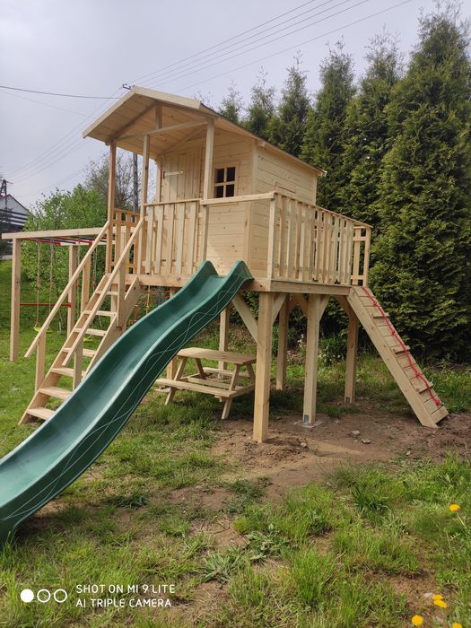 Domek plac zabaw Małpi Gaj ślizg 3 m !!