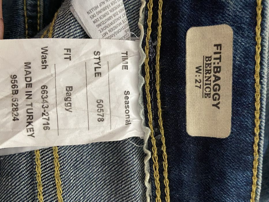 LTB Bernice 36 S damskie spodnie jeansy dżinsy niebieskie baggy