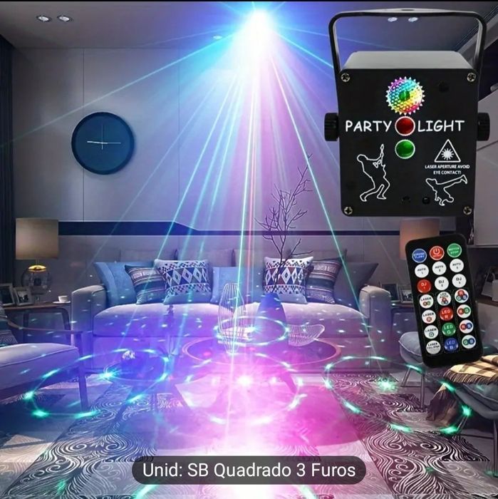 Luzes party vários efeitos