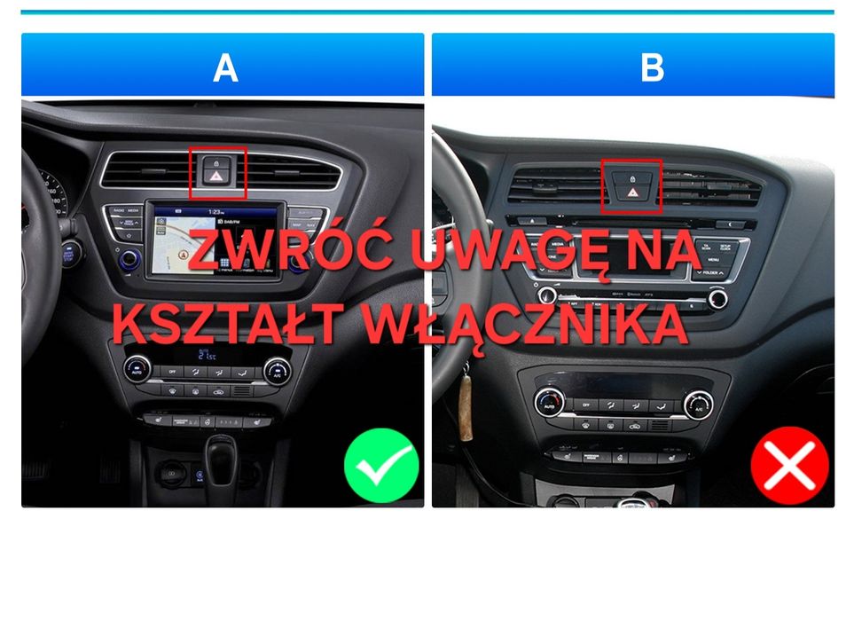 Radio nawigacja HYUNDAI i20 2018  2019 ANDROID Navi Gps