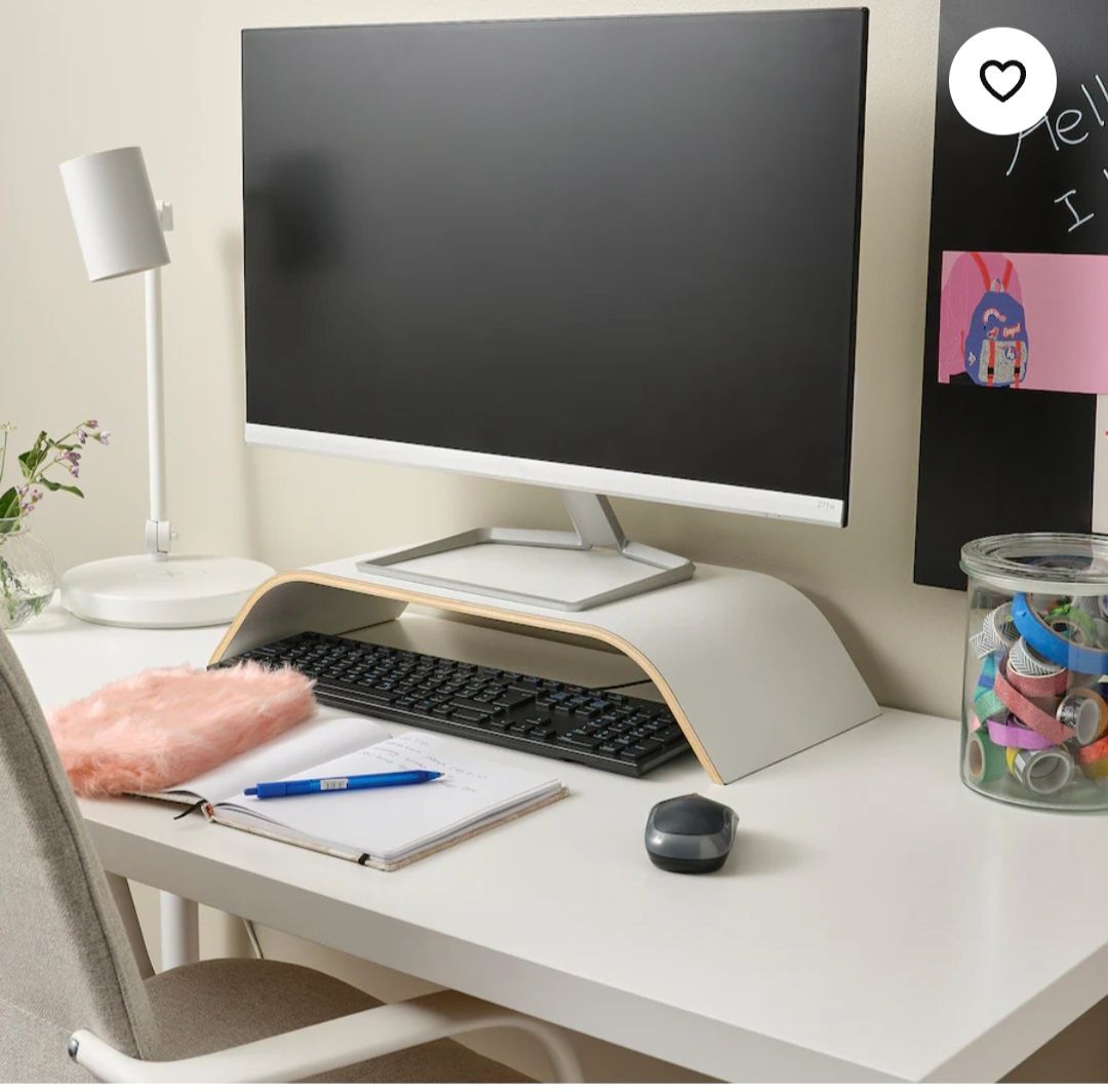 Suporte Monitor branco