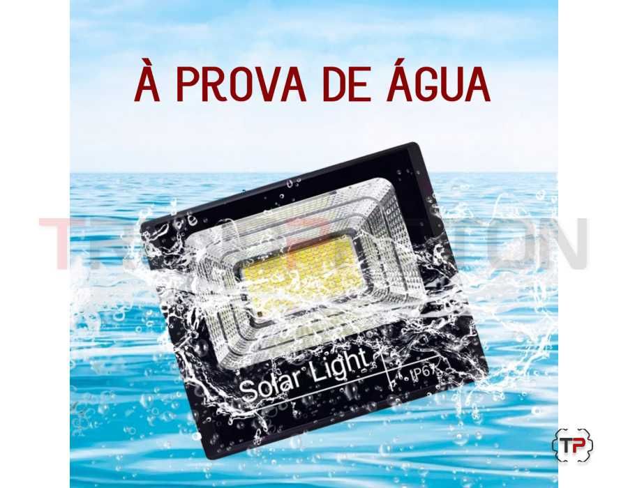 Luz de Exterior com Painel Solar e Comando
