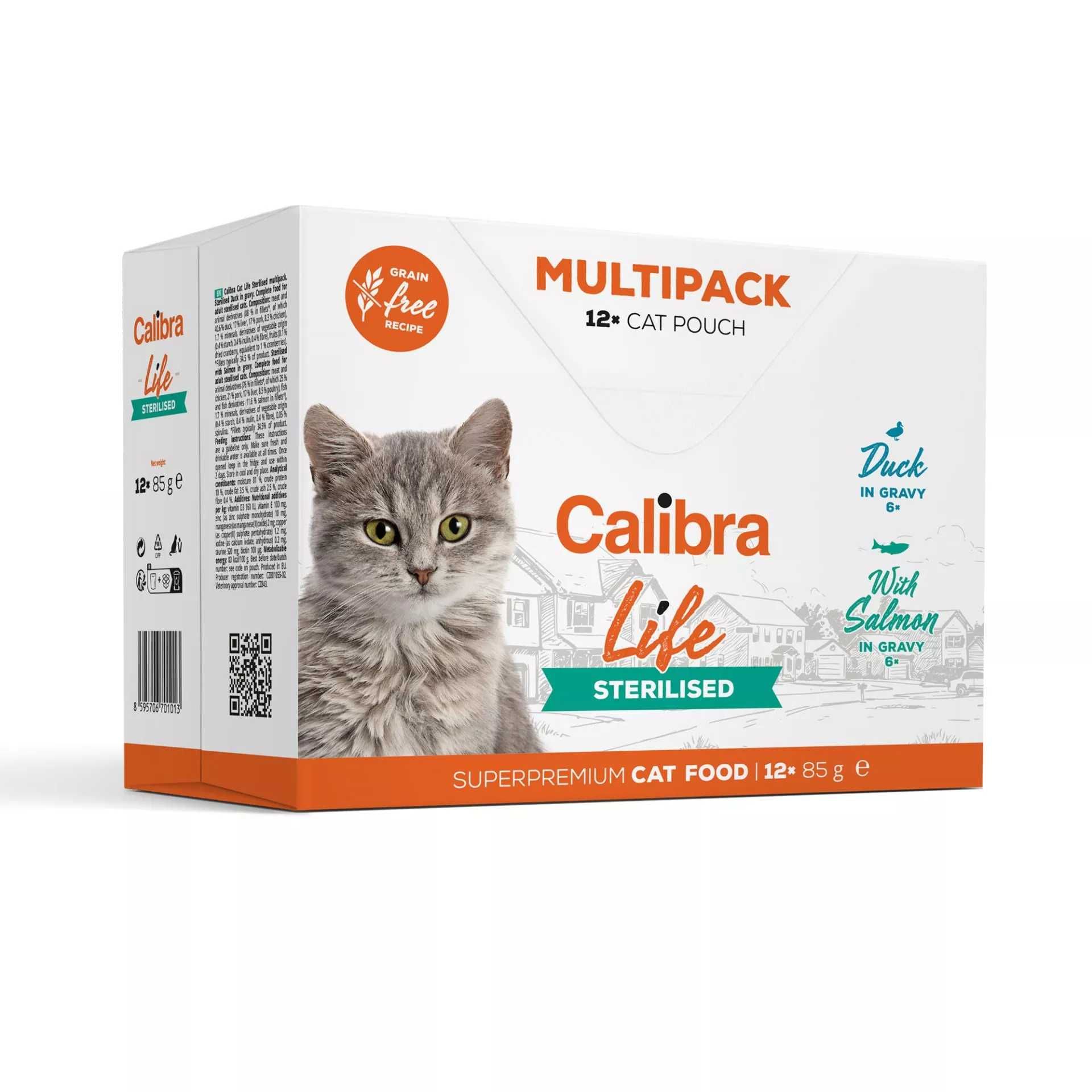 CALIBRA Cat Life Sterilised Multipack 12x 85g