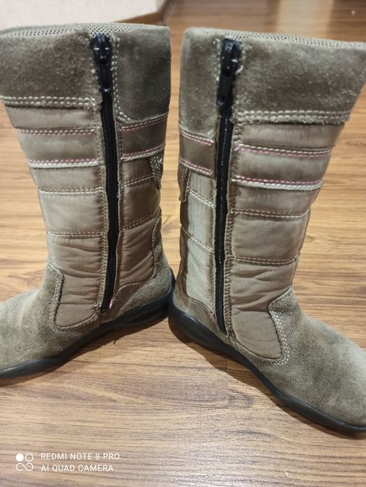 Сапожки ecco для дівчинки, сапоги зимние, ботинки, дутики ессо