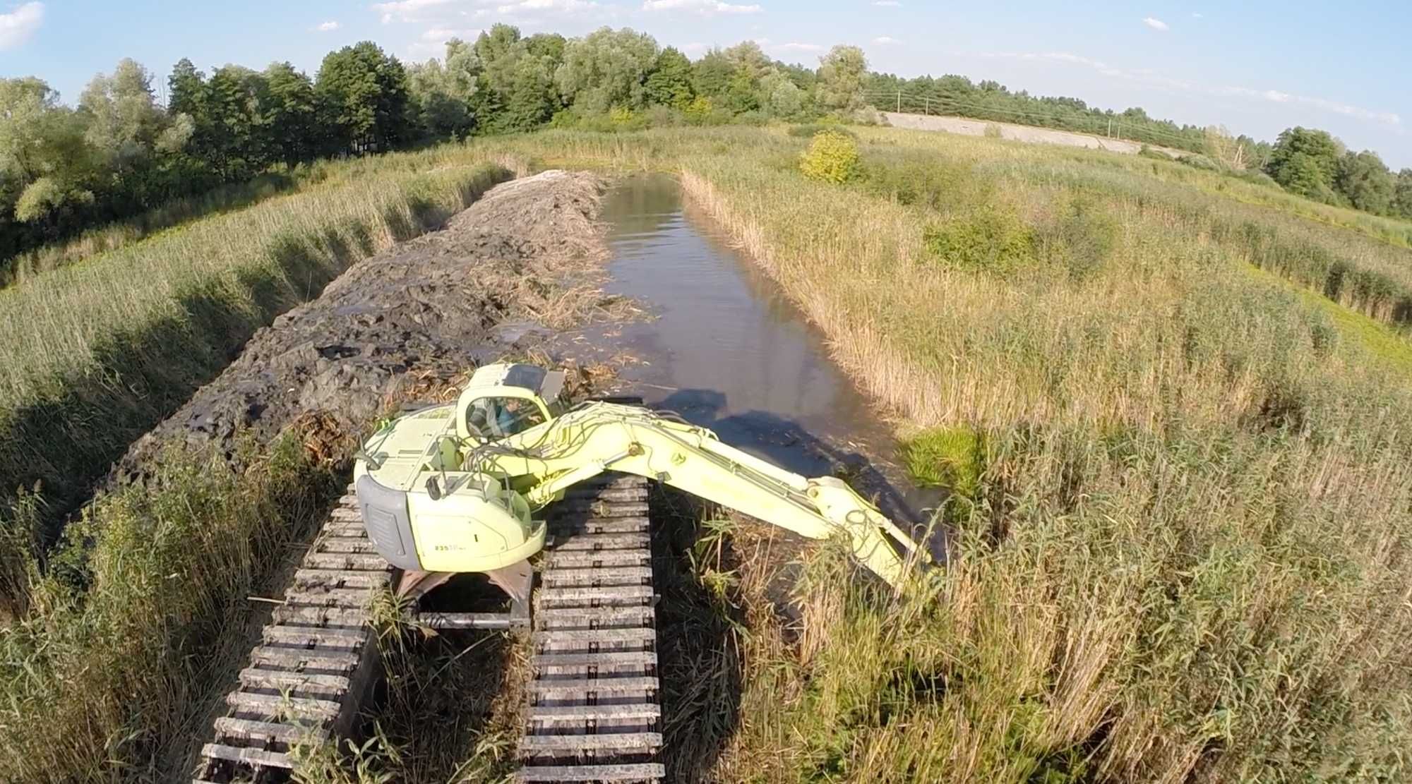 Оренда Екскаватор Амфібія.Оренда Довгорукий Екскаватор. Услуга