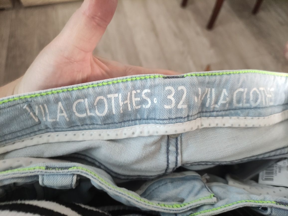 Spodnie jeans, Dżins jasne firmy "Vila w rozmiarze 32 zapraszam 40/42