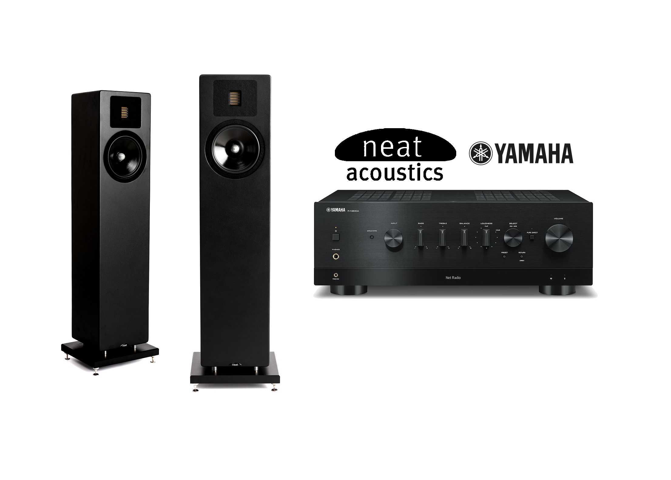 Yamaha R-N800A Amplituner Neat Acoustics Elite Classic Kolumny SKLEP