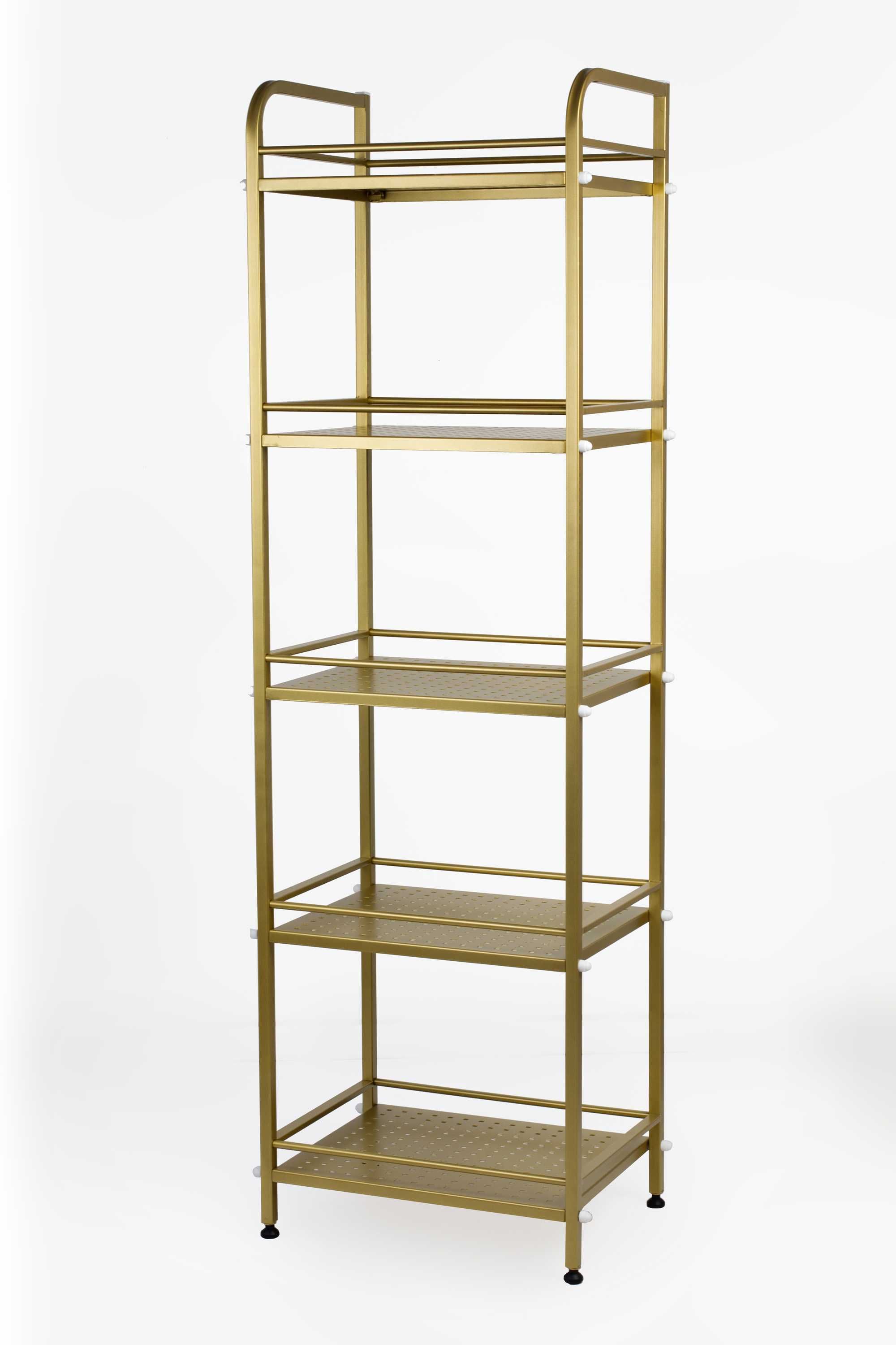 Тележка косметологическая полочки стекло s8 gold, Гарантия,,40 #50 см