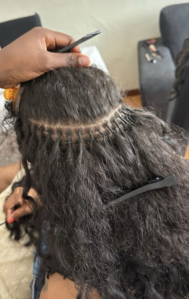 Aplicação de cabelo