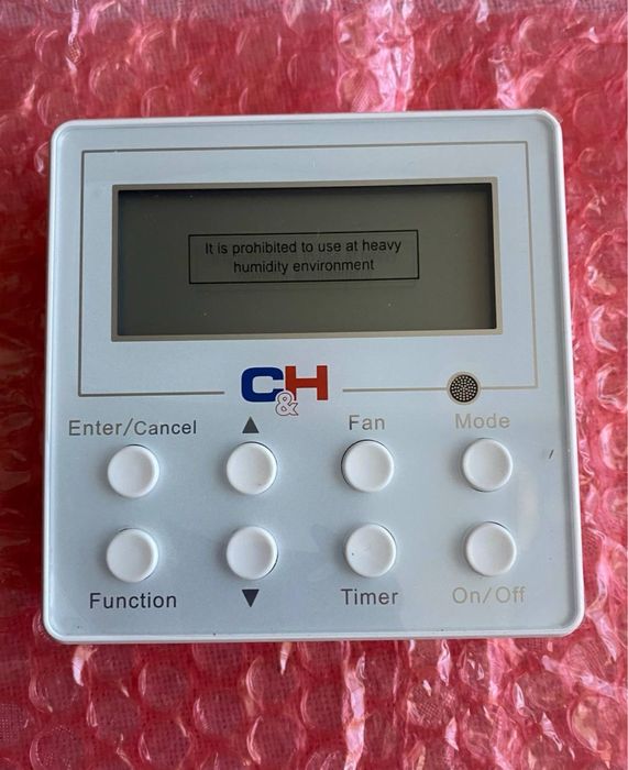 Оригінальні настінні контролери Cooper&Hunter — моделі XK117 і XK60.