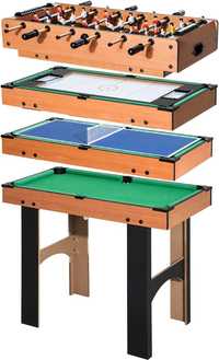 Mesa matraquilhos + air hockey + ping pong + bilhar 87 x 43 x73cm NOVO