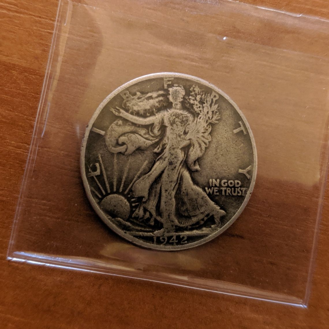 Silver Walking Liberty Halve dollar / Коллекционная монета США