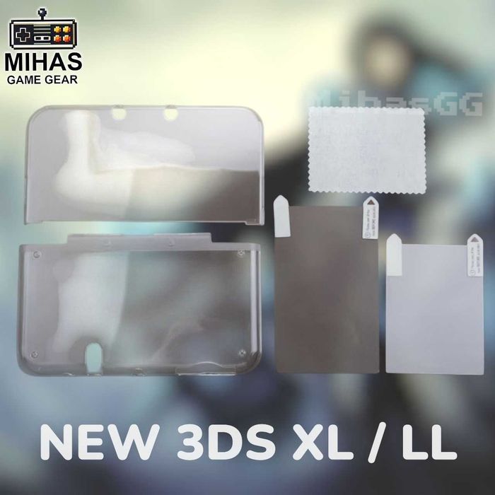 Чохол для Nintendo 3DS, xl-ll / NEW 2DS 3DS XL, LL Прозорий бампер