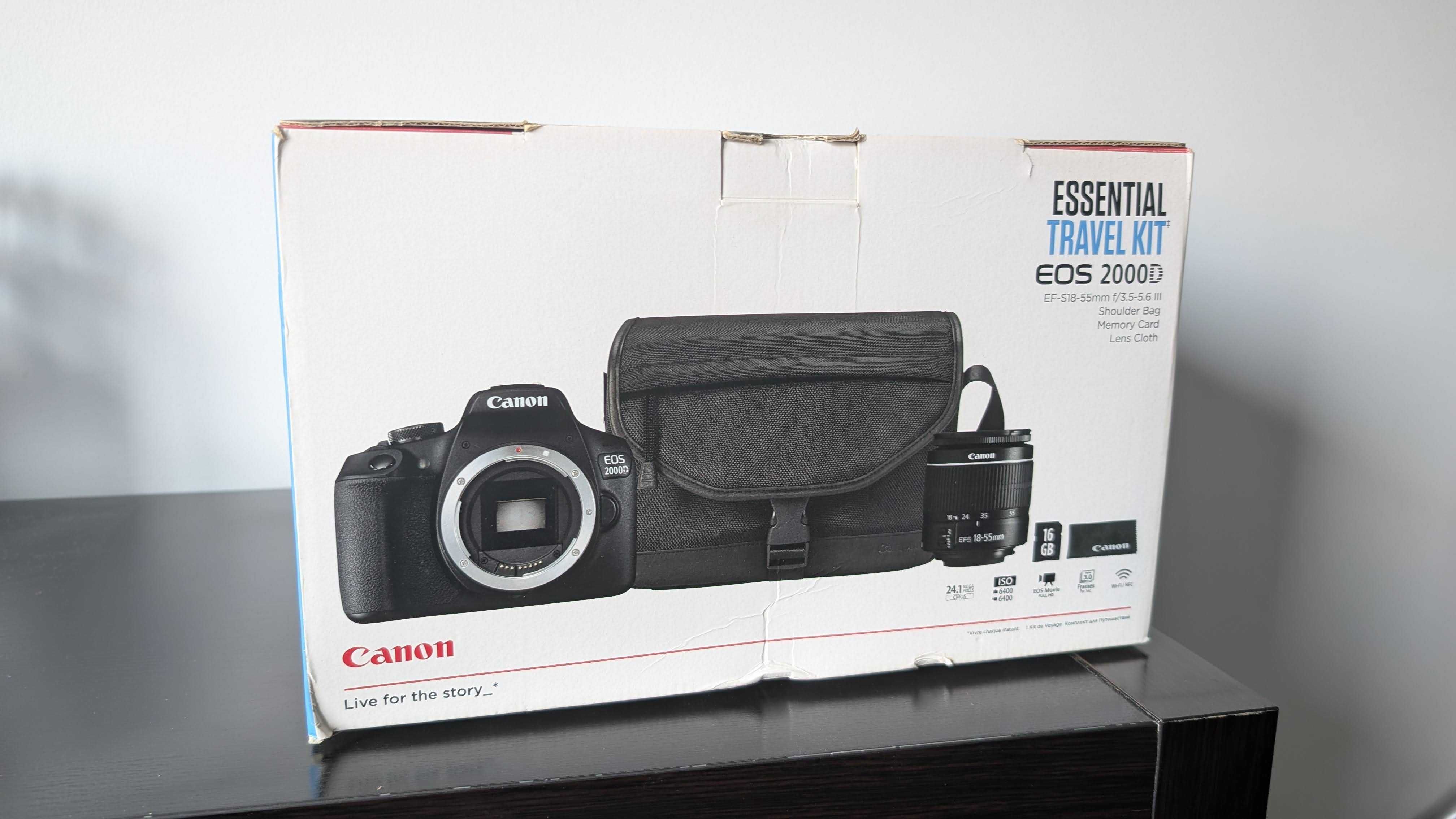 Canon EOS 2000D Kit Fotográfico Completo - Essential Travel Kit
