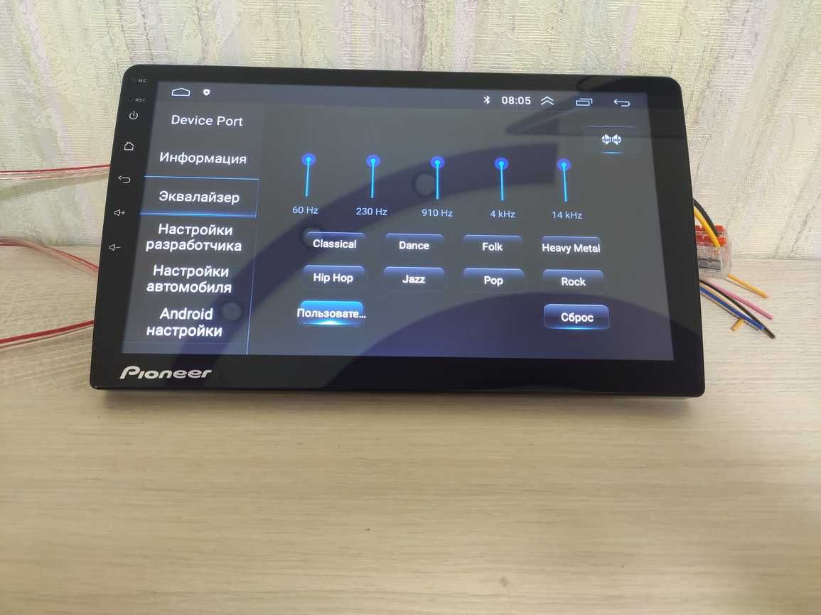 Автомагнитола Pioneer K803 2Din Android11, 2/32Гб, IPS 10.1' ,GPS