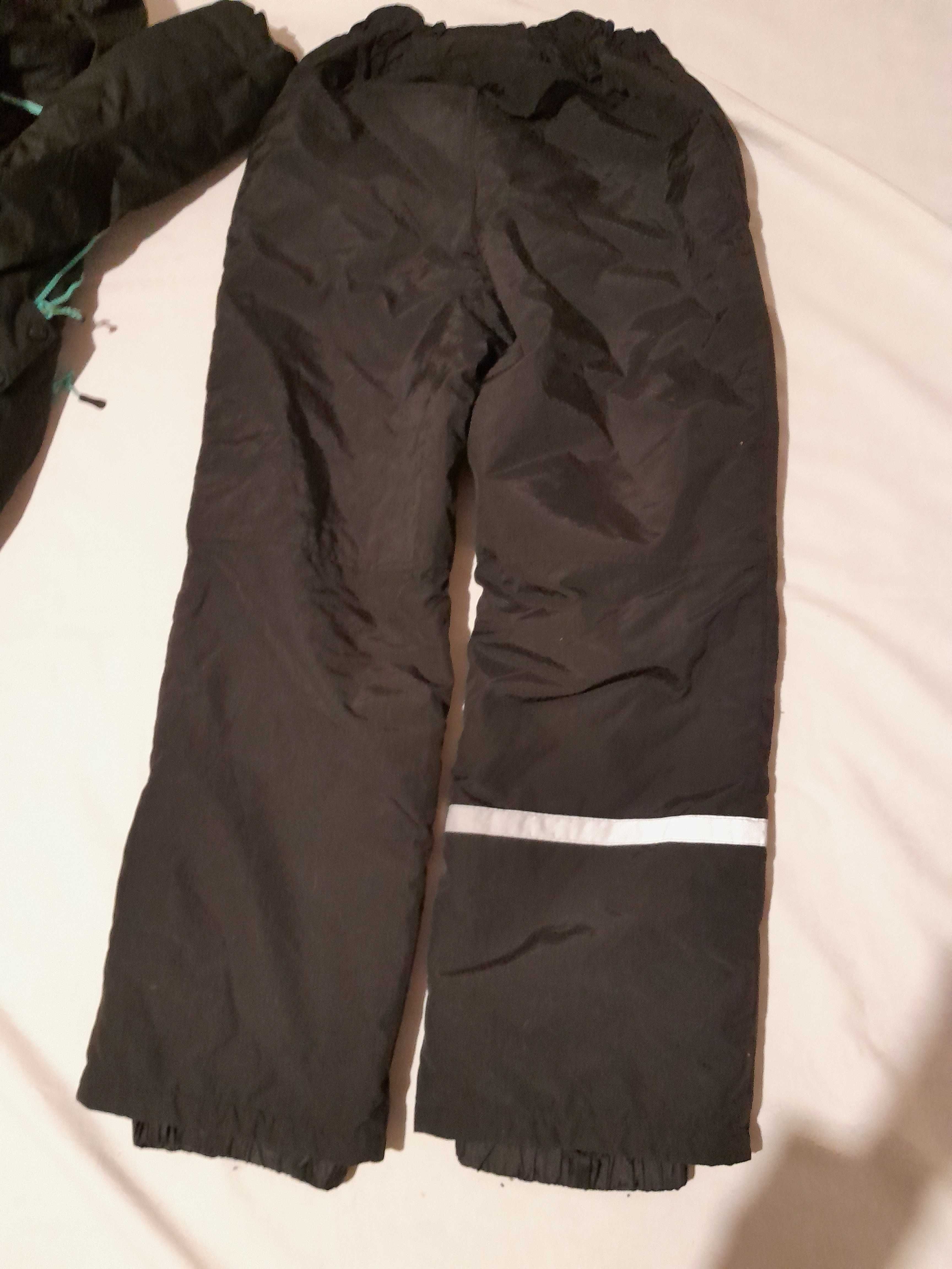 kurtka narciarska JustPlay S; spodnie H&M 164 WYMIARY!