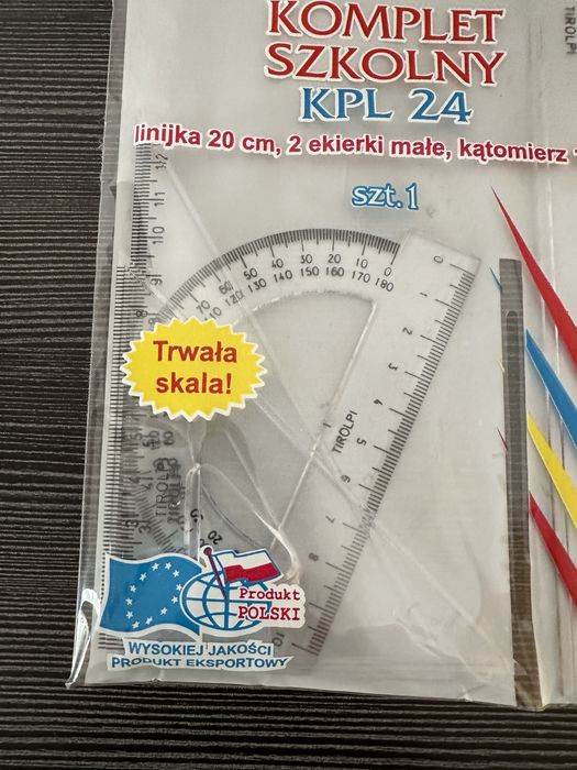 Zestaw geometryczny komplet szkolny