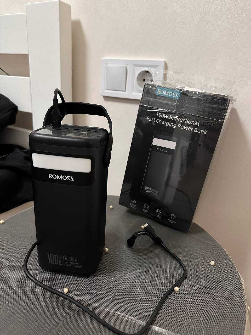 Fast Charging Power Bank Romoss 60000 mAh PMT 100W с гарантией