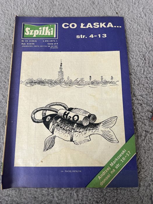 Gazeta szpilki 1 sierpnia 1971 nr 31 (1563)- kolekcja gazet PRL