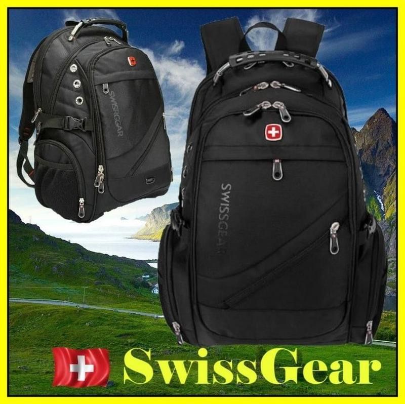 Швейцарский рюкзак, SwissGear, туристический рюкзак+дождевик