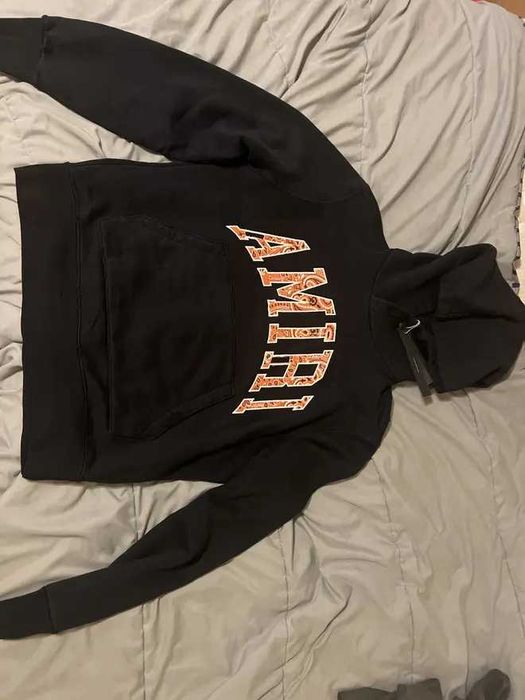 AMIRI Bandana Hoodie Black/Orange амірі бандана худі легендарний