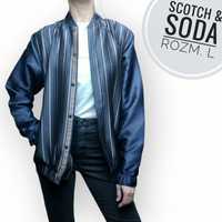 Scotch & Soda nowa kurtka bomberka bejsbolówka koszulowa rozm.L granat
