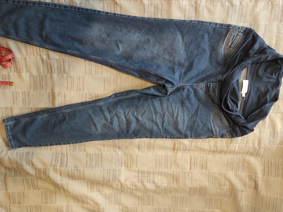 Jegginsy, jeansy, spodnie ciążowe Mamalicious XL