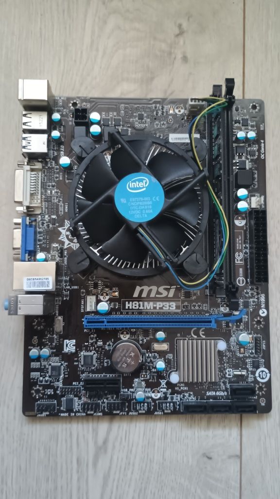 Мат.плата h81m+i3 4150