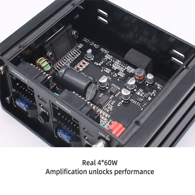 Підсилювач звуку для автомагнітоли Android K-DSP4 4*60W автомобільний