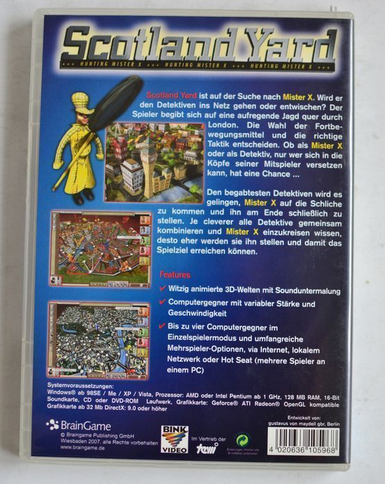 Scotland Yard PC PC Wydanie Pudełkowe