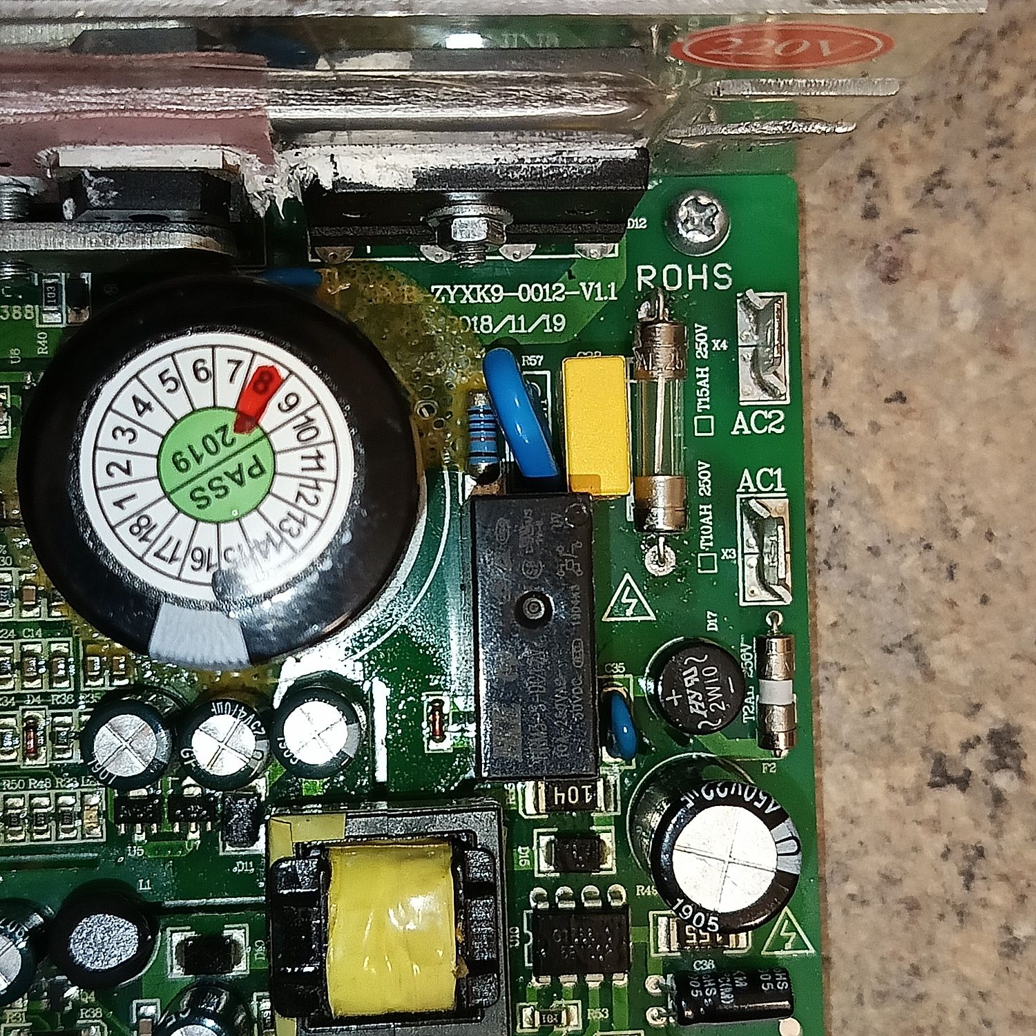 Sterownik silnika PCB-ZYXK9-0012-V1.1