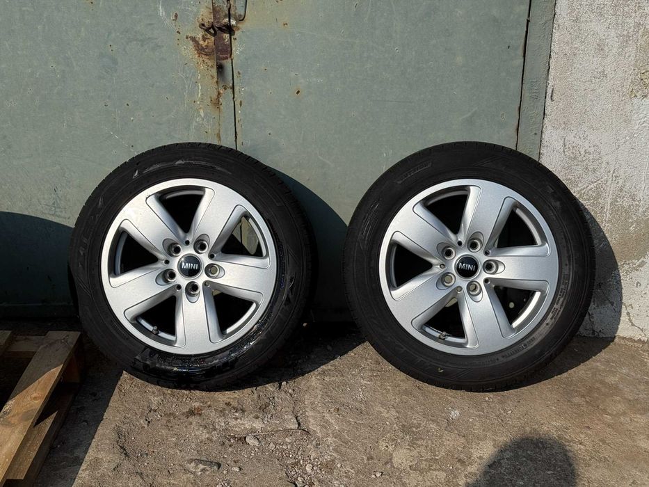 4 Koła Mini Clubman F54 205/55R16 5x112 Opony Letnie Czujniki Komplet!