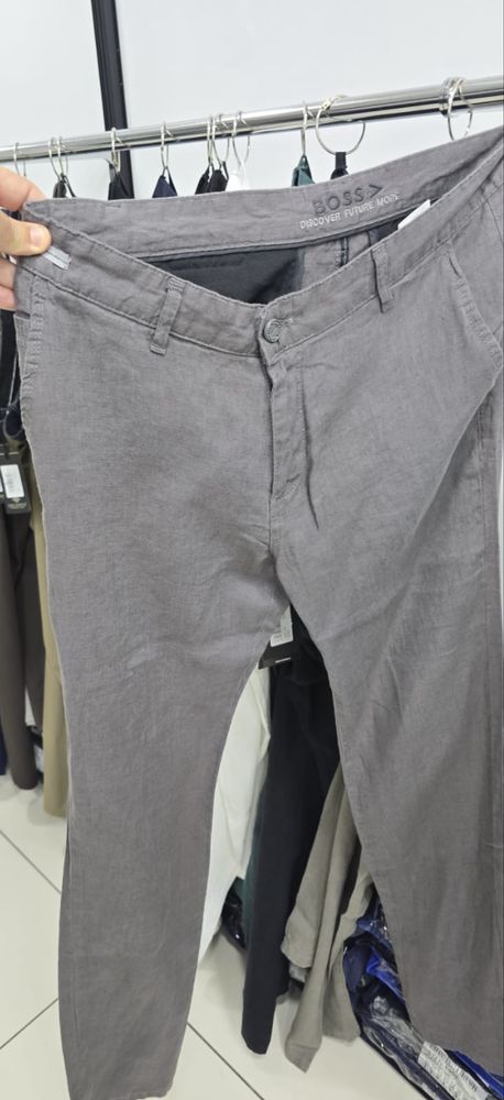 Шорти льон Boss,armani брюки S,L