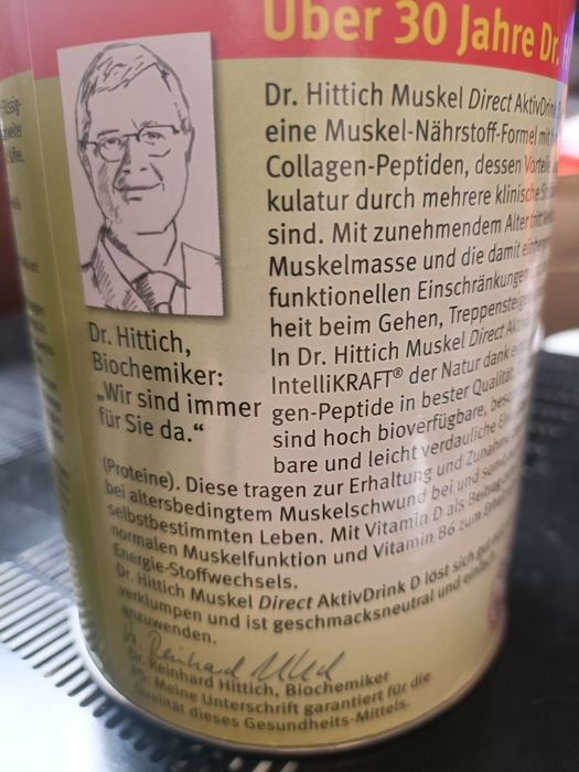 Peptydy kolalogenowe ,kreatyna  Muskel Direkt AktivDrink D