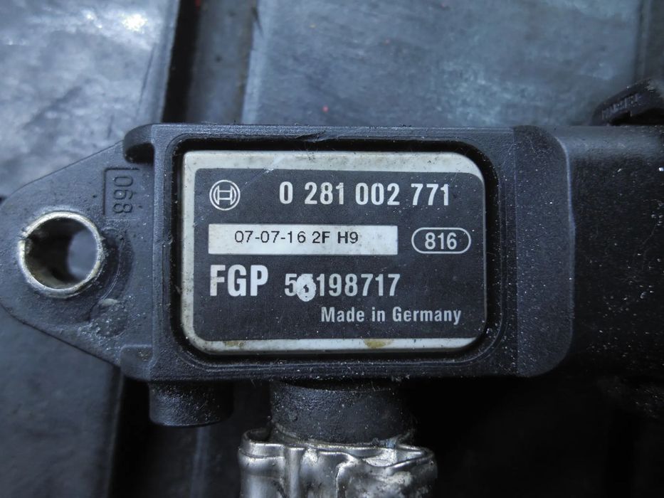 OPEL FIAT ALFA SAAB CZUJNIK CIŚNIENIA SPALIN DPF 0281002771 55198717 BOSCH POSIADAM 4 SZT