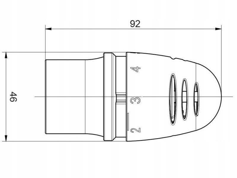 Głowica termostat Herz Mini D Brugman Danfoss Ran