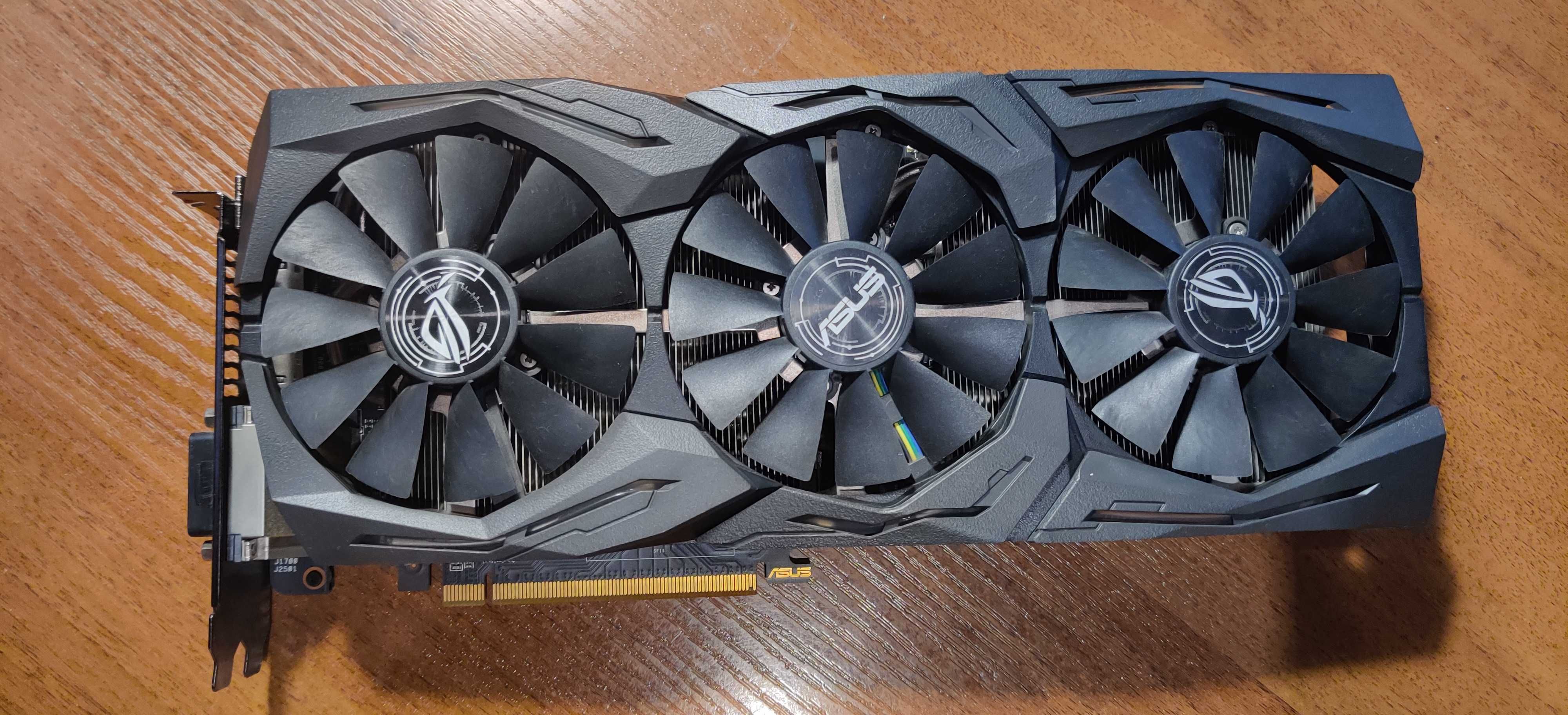 Відеокарта ASUS ROG strix Radeon RX580 T8G gaming