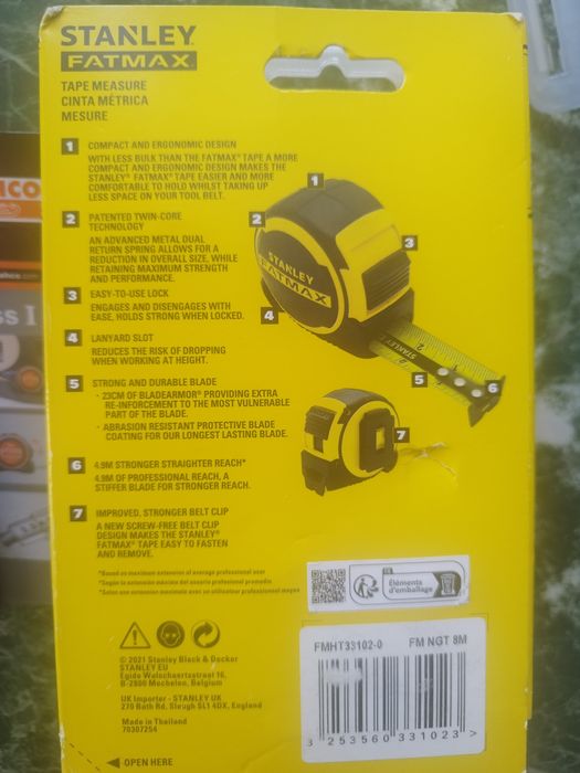 Рулетка измерительная Makita 7,5 м, B-57152