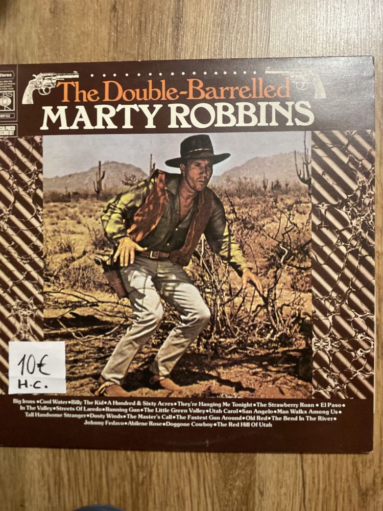 Vinil duplo Marty Robbins - the double barrelled