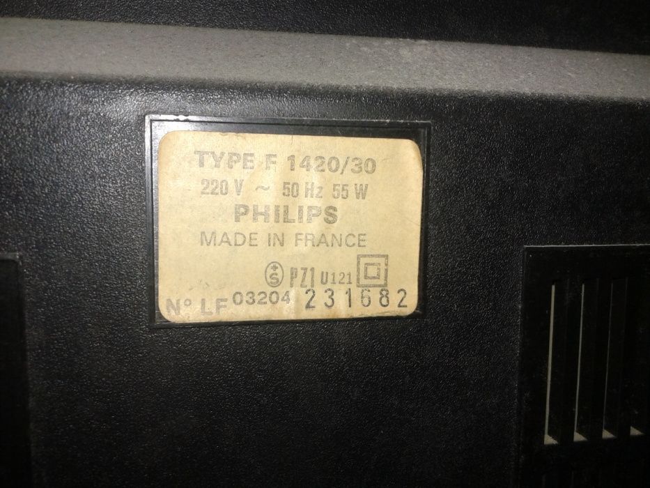 Gramofon Philips F1420/30 radio stereo kasety głośniki klasyk na winyl