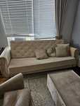 Komplet sofa 2 fotele i stolik