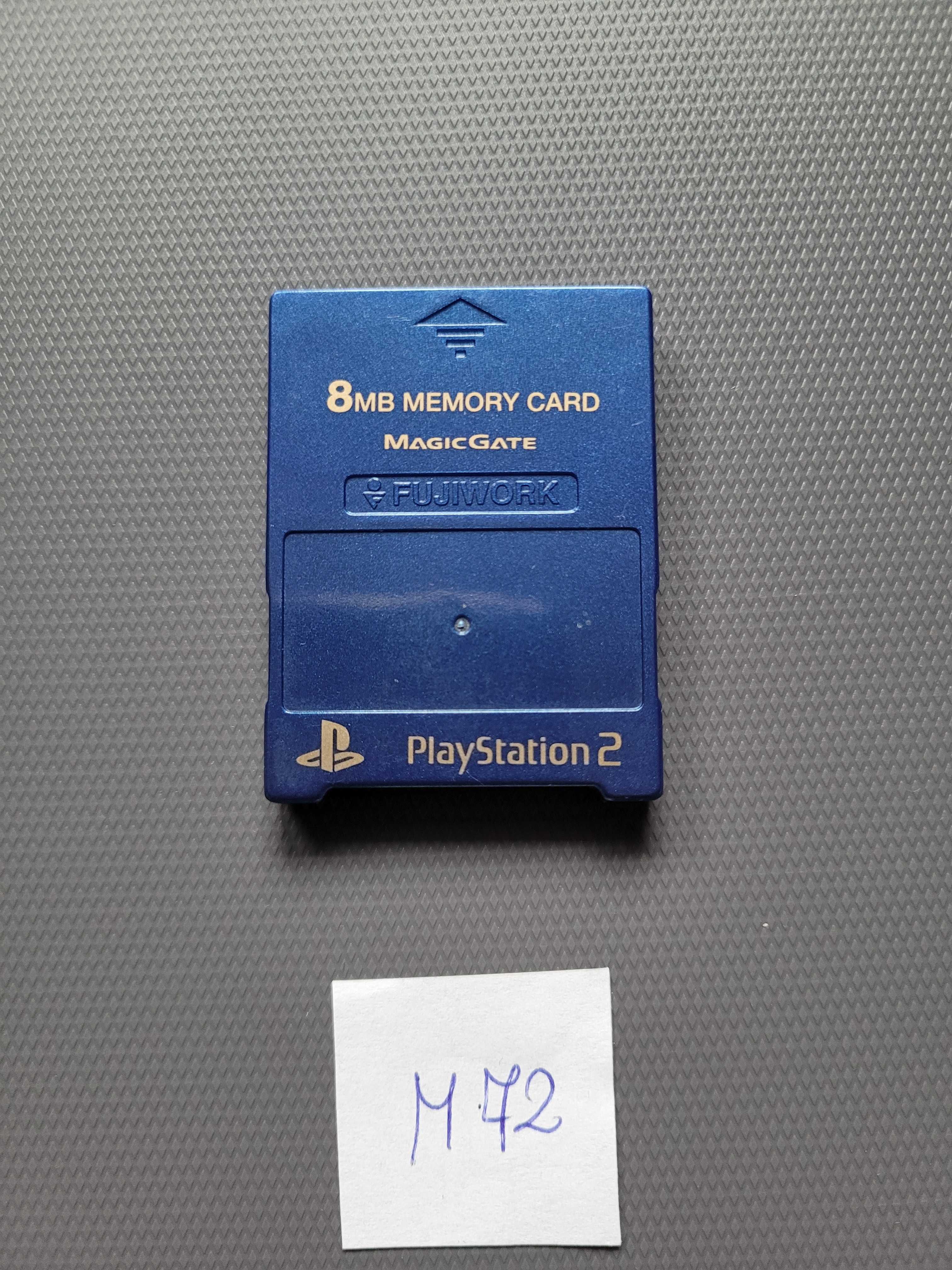 Karta pamięci Fujiwork MagicGate PlayStation 2 PS2 Blue